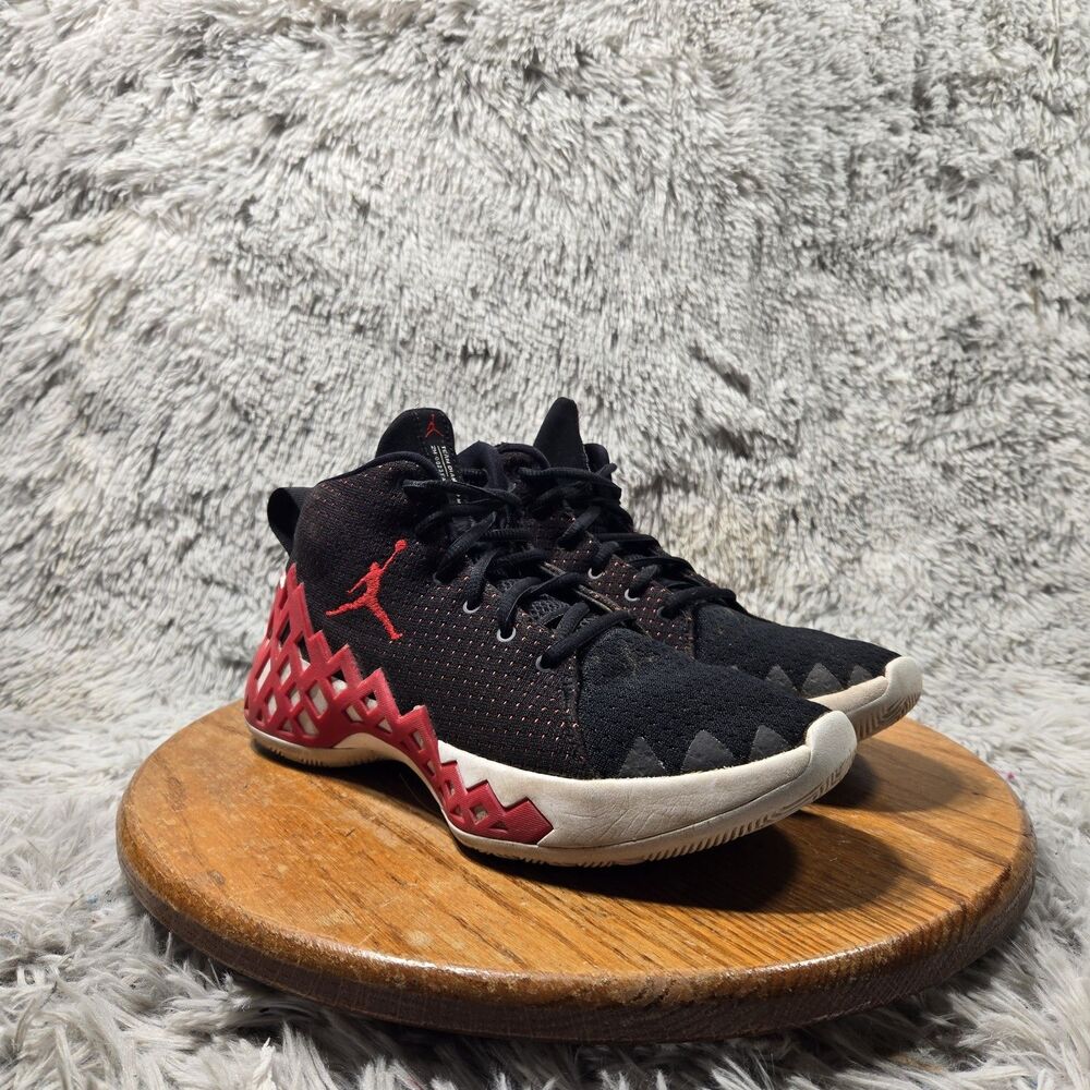 Jordan Jumpman Mid Athletic Shoes Men Size 7 University Red Diamond CI1204-006
